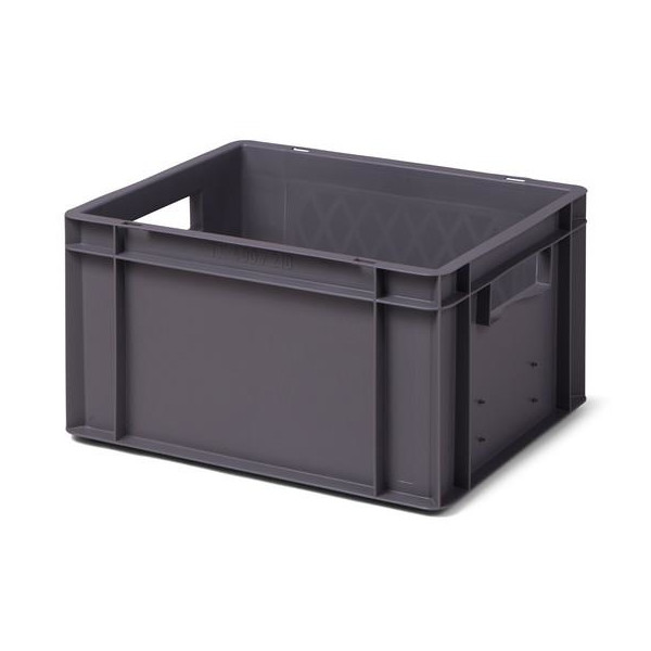 Euro-Format Stacking Container TK 400/210-0, 210x400x300 mm (HxWxD), closed walls - bottom, 19 Litre, Mat.: Polypropylene